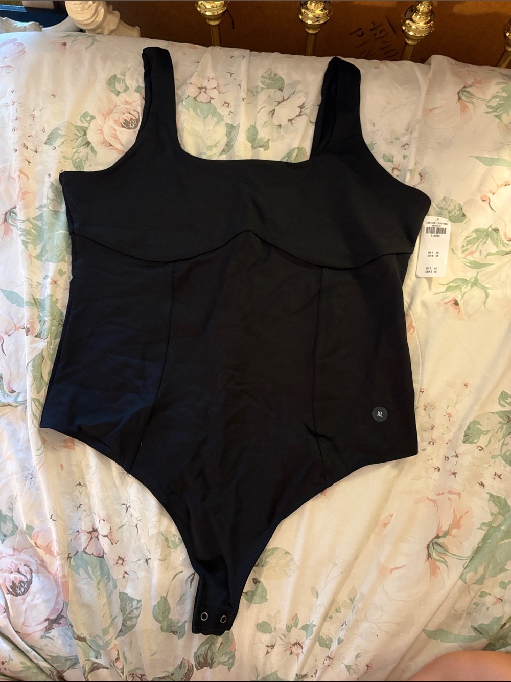 Abercrombie & Fitch Black Scoop Neck Bodysuit